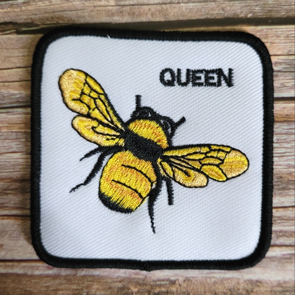 3/13$  Queen Bee Sew On  Patch Boss Btch! Y2k Feminist.